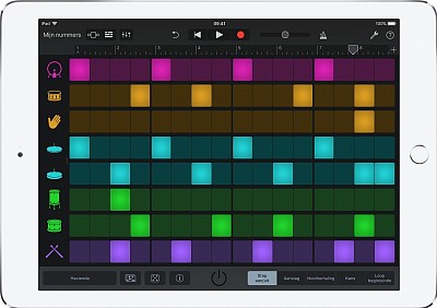 Mat Garageband beats maken.